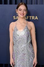 EMMA STONE at 30th Annual Screen Actors Guild Awards in Los Angeles 02/24/2024