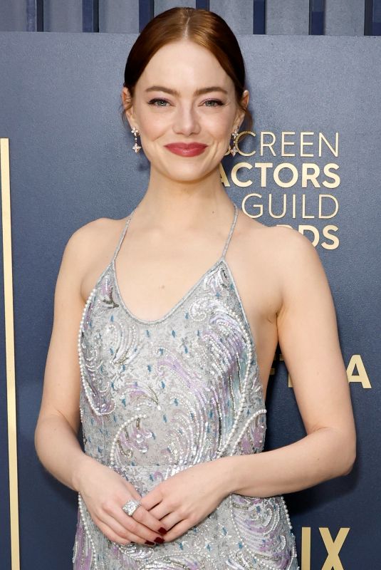 EMMA STONE at 30th Annual Screen Actors Guild Awards in Los Angeles 02/24/2024