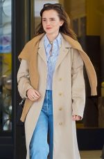 EMMA WATSON Leaves Her Hotel in Milan 02/21/2024
