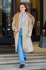 EMMA WATSON Leaves Her Hotel in Milan 02/21/2024