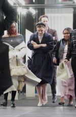 EMMA WATSON Leaves Prada Show After-party in Milan 02/22/2024