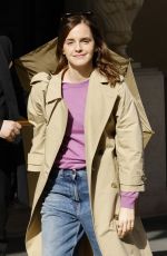 EMMA WATSON Out and About in Milan 02/25/2024