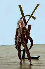 EVA HERZIGOVA at Saint Laurent Womenswear Fall/Winter 2024-2025 Show at Paris Fashion Week 02/27/2024