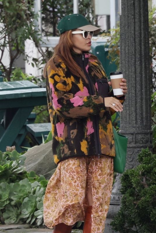 EVA MENDES Out and About in Santa Barbara 02/06/2024