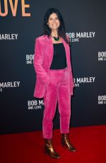FLAVIE PEAN at Bob Marley One Love Premiere at Grand Rex in Paris 02/01/2024