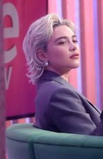 FLORENCE PUGH and REBECCA FERGUSON at The One Show in London 02/14/2024