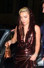 FLORENCE PUGH Arrives at Dune: Part 2 Premiere Afterparty in London 02/15/2024