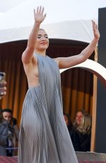FLORENCE PUGH Arrives at Dune: Part Two Premiere at Josie Robertson Plaza at Lincoln Center in New York 02/25/2024