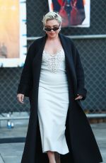 FLORENCE PUGH Arrives at Jimmy Kimmel Live! in Los Angeles 02/01/2024