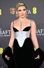 FLORENCE PUGH at EE Bafta Film Awards 2024 in London 02/18/2024