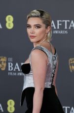 FLORENCE PUGH at EE Bafta Film Awards 2024 in London 02/18/2024