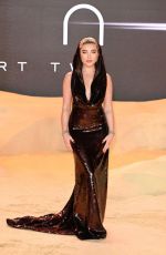 FLORENCE PUGH at The Dune: Part Two Premiere in London 02/15/2024