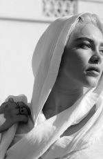 FLORENCE PUGH - Black and White Photoshoot, February 2024