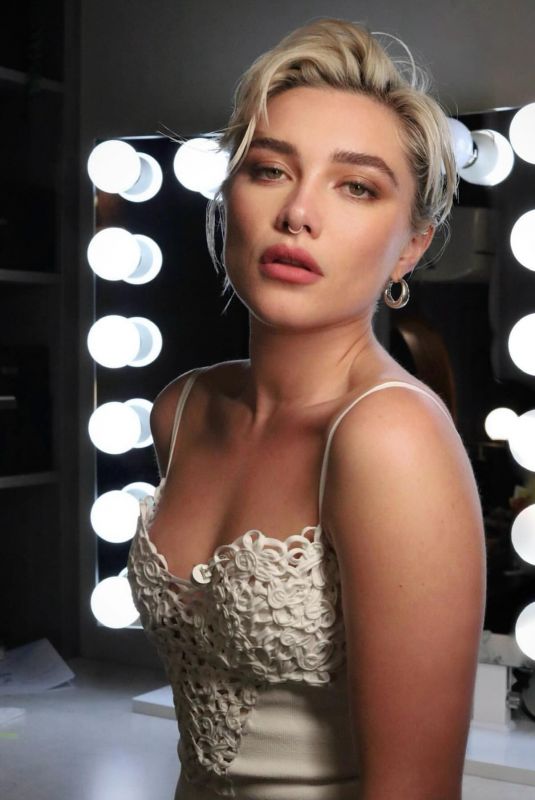 FLORENCE PUGH – Jimmy Kimmel Live! Portrait, February 2024