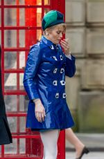 GEMMA ARTERTON on the Set of Funny Woman Season 2 in Bolton 02/05/2024