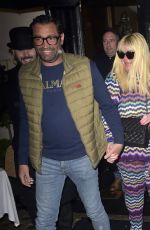 GEMMA COLLINS and Rami Hawash on a Date Night at Scotts in Mayfair 02/26/2024