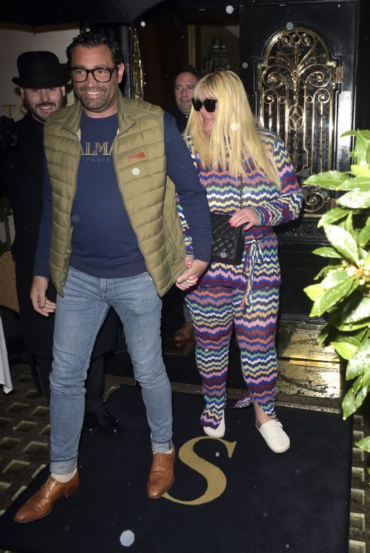 GEMMA COLLINS and Rami Hawash on a Date Night at Scotts in Mayfair 02/26/2024