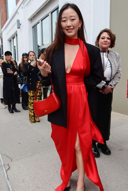GIA KIM Out at New York Fashion Week 02/11/2024
