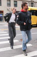 GIGI HADID and Bradley Cooper Out in New York 02/01/2024