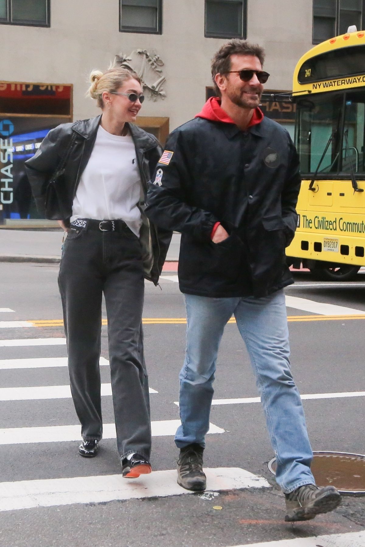 GIGI HADID and Bradley Cooper Out in New York 02/01/2024 – HawtCelebs