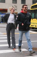 GIGI HADID and Bradley Cooper Out in New York 02/01/2024