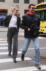 GIGI HADID and Bradley Cooper Out in New York 02/01/2024