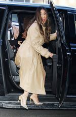 GINA RODRIGUEZ Arrives at Good Morning America in New York 02/19/2024
