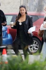 GINA RODRIGUEZ on the Set of Not Dead Yet in Los Angeles 02/26/2024