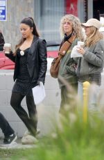 GINA RODRIGUEZ on the Set of Not Dead Yet in Los Angeles 02/26/2024