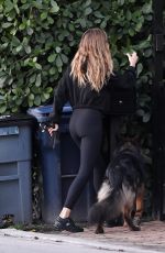 GISELE BUNDCHEN Out for a Dog Walk in Miami 02/20/2024
