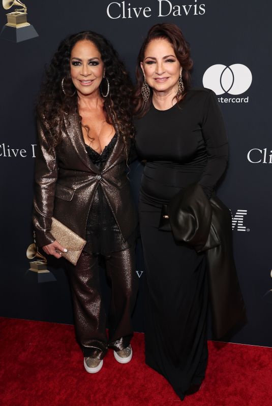 GLORIE ESTEFAN and SHEILA E at Clive Davis Pre-Grammy Gala in Los Angeles 02/03/2024