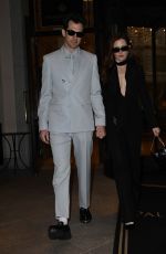 GRACE GUMMER Arrives at Gucci Fashion Show at Palazzo Parigi in Milan 02/23/2024