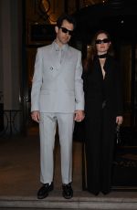 GRACE GUMMER Arrives at Gucci Fashion Show at Palazzo Parigi in Milan 02/23/2024