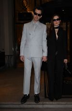 GRACE GUMMER Arrives at Gucci Fashion Show at Palazzo Parigi in Milan 02/23/2024