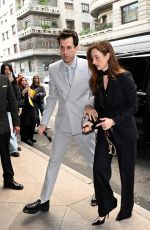 GRACE GUMMER Arrives at Palazzo Parigi at Milan Fashion Week 02/23/2024