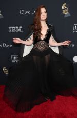 GRACE GUMMER at Clive Davis Pre-Grammy Gala in Los Angeles 02/03/2024