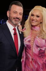 GWEN STEFANI at Jimmy Kimmel Live! 02/14/2024
