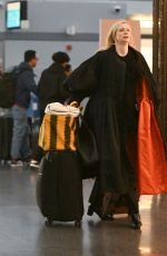 GWENDOLINE CHRISTIE Arrives at JFK Airport in New York 02/16/2024