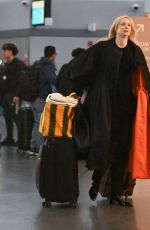 GWENDOLINE CHRISTIE Arrives at JFK Airport in New York 02/16/2024