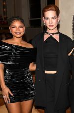HALLE and CHLOE BAILEY Host Pandora BE LOVE Celebration at Veronika in New York City 02/07/2024