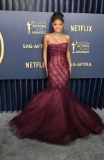 HALLE BAILEY at 30th Annual Screen Actors Guild Awards in Los Angeles 02/24/2024
