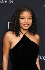 HALLE BAILEY at Clive Davis Pre-Grammy Gala in Los Angeles 02/03/2024