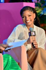 HALLE BAILEY at GRAMMY U Masterclass for 66th GRAMMY Awards in Los Angeles 02/02/2024