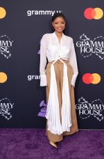 HALLE BAILEY at GRAMMY U Masterclass for 66th GRAMMY Awards in Los Angeles 02/02/2024