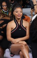 HALLE BAILEY at Off-White Womenswear FW 24/25 Fashion Show at Paris Fashion Week 02/29/2024