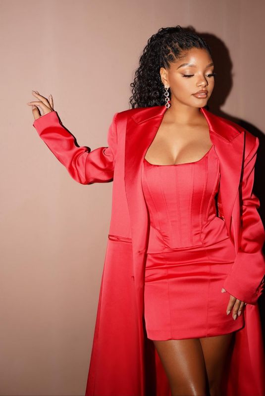 HALLE BAILEY - Billboard New Nominees Dinner Photoshoot, January 2024