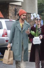 HALSEY and Avan Jogia Shopping at Gelson