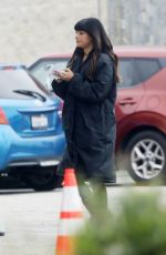 HANNAH SIMONE on the Set of Not Dead Yet in Los Angeles 02/26/2024