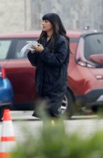 HANNAH SIMONE on the Set of Not Dead Yet in Los Angeles 02/26/2024