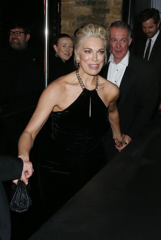 HANNAH WADDINGHAM Leaves Netflix BAFTA Awards Afterparty at Chiltern Firehouse in London 02/18/2024